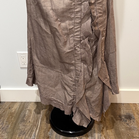 Sandwich | Linen Blend Ruffle Skirt - Picture 3 of 8